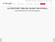 Tablet Screenshot of milkywall.com